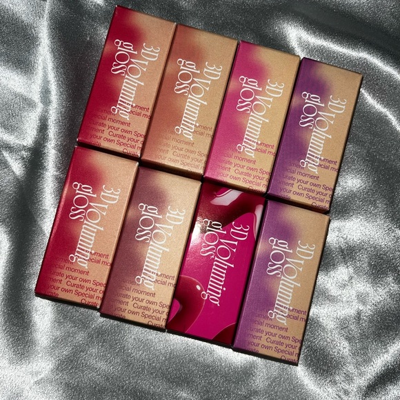 fwee Other - 3D Plumping Gloss Set - Pink, Gold, Purple